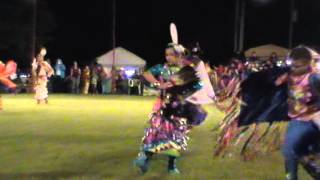 Delaware Powwow Copan Oklahoma 2013 friday fancy shawl and jingle [upl. by Packer]