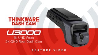 THINKWARE FEATURE VIDEO  U3000 DASH CAM [upl. by Caldera]