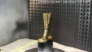 Spray on chrome Gold Chrome Hydrochrome [upl. by Maharg]