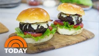 14YearOld Chef Builds A Better Burger By Blending Meat With Mushrooms  TODAY [upl. by Anyahc691]