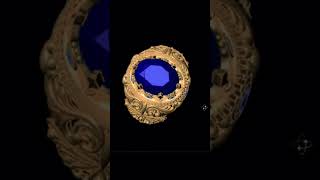 Korean ring Design Cad shorts shortvideo cad ring ringdesign jewellery 3dmodeling matrx [upl. by Etnaik]