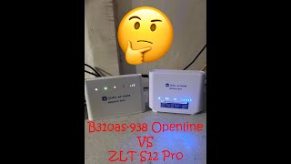 B310as938 Openline vs ZLT S12 Pro Openline  Quick Speedtest using DITO sim [upl. by Ayadahs138]