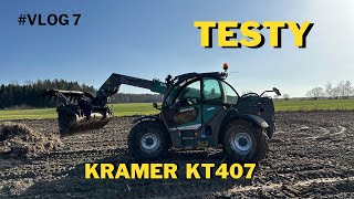 TESTY ŁADOWARKI KRAMER KT 407  Agro Zakrzewscy [upl. by Jacobah]