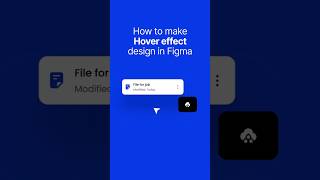 How to Make Hover Effect Design in Figma [upl. by Brana28]