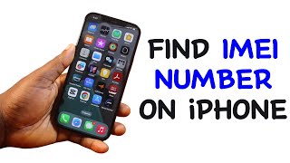 How to Find IMEI Number on iPhone [upl. by Atcliffe]