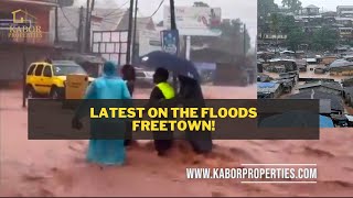 Latest Floods Update from Freetown Sierra Leone [upl. by Eetsud187]