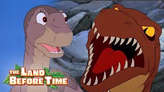 Littlefoot outsmarts Sharpteeth  Movie Clip  The Land Before Time [upl. by Berkow]