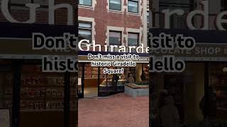 MustVisit Ghirardelli Square ghirardellisquare bayareafoodie food chocolate [upl. by Annair]