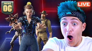 Stranger Things in OG Fortnite  Live [upl. by Erdnassak]