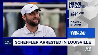 No 1 PGA golfer Scottie Scheffler arrested in Louisville hours before tournament [upl. by Id]