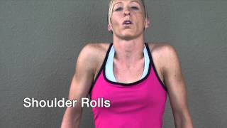 4 Simple Exercises to Warm Up and Stretch Your Neck Shoulders and Back [upl. by Normy]