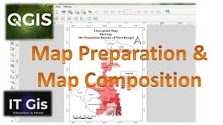 Map Preparation and Map Composition in QGIS  Map Annotation in QGIS  IT GIS [upl. by Akilam]