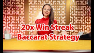 Baccarat strategy with a trend of winning 20 consecutive times [upl. by Margeaux]