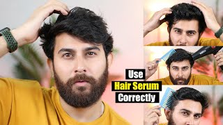 How to Use Hair Serum  How To Apply Hair Serum  Haircare Tips [upl. by Idnic78]