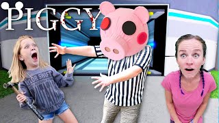 Roblox PIGGY In Real Life  Chapter 17 SAVING V DAD [upl. by Ynahpit]