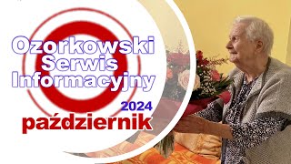 TV Ozorków  październik 2024  Ozorkowski Serwis Informacyjny [upl. by Sudnac]