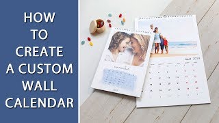 How to Create a Custom Wall Calendar  📆 200 Calendar Templates [upl. by Ethbun]