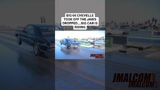 1966 Chevelle with a 400 shot of nitrous shocked everyone with the launch [upl. by Karlan]