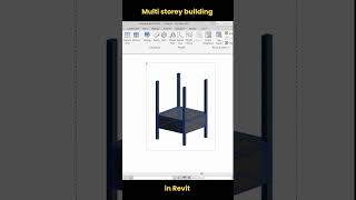 Multi Storey Building in Revit shorts revit [upl. by Spark]