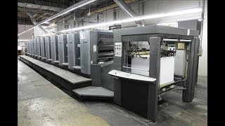 HEIDELBERG SM 102 10COLOR PERFECTING SHEETFED PRESS [upl. by Manvil580]