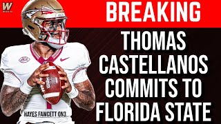 BREAKING FSU Football lands former Boston College QB Thomas Castellanos  Transfer Portal Warchant [upl. by Crowe725]