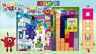 Numberblocks Magazine Issue 14 September 2022 Build Numberblocks 26272829 Tracing numberblocks [upl. by Llen836]