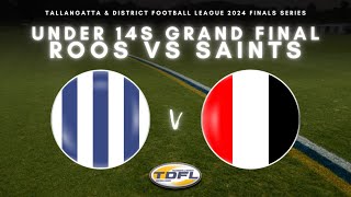 TDFL 2024 Under 14s Grand Final [upl. by Hinze869]