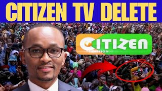 CITIZEN TV IMMEDIATELY DELETES RUTOS ARTICLE EXPOSING STATEHOUSE FAKE PROMISE AS PRESENTER REGRETS [upl. by Sutit24]