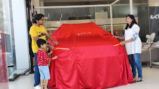 Uncovering amp Taking Delivery of 2023 Kia Sonet  Exterior Interior amp Driving Video  What Color [upl. by Sayres]