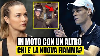 Anna Kalinskaya in moto con un altro uomo Addio Jannik [upl. by Adnohsirk]