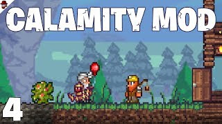 Terraria  4 crafting our success  Calamity Mod Lets Play [upl. by Eenerb]