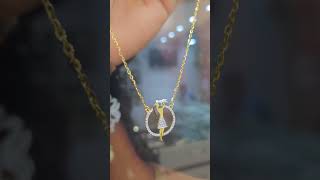 Chain pendant 💥💥 gold goldjewellerydesignsforwomen goldratetoday trending viralvideo shorts [upl. by Gladi]