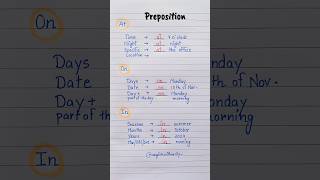 Preposition  atonin 💯👩‍🏫✅️ english education grammar englishtips [upl. by Salter]