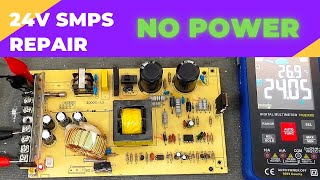 892 24v power supply repair not turning on [upl. by Grace254]