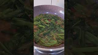 Kangkung Goreng Belacan sedap 🔥🔥 [upl. by Ogilvy358]