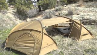 Mountain Hardwear Hunker 4 Season Military Tent Review by SKD [upl. by Gibbon]