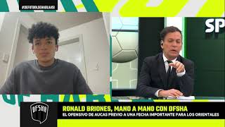 Ronald Briones nos muestra cómo da la indicaciones el entrenador de Aucas [upl. by Oicinoid]