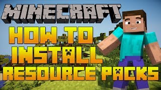 How To Install Resource Packs On Minecraft 174 Texture Packs [upl. by Jenei]