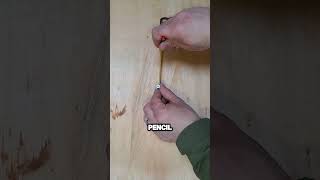 Mark a Circle with a Tape Measure Easy DIY Hack diy woodworkingtoolguide measuringtape [upl. by Rebmeced]