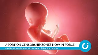 Abortion censorship zones now in force [upl. by Sedda]