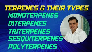 Terpenes and their types  Monoterpenes Diterpenes Triterpenes Sesquiterpenes and Polyterpenes [upl. by Regina307]