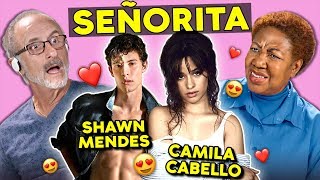 Elders React to Shawn Mendes Camila Cabello  Señorita [upl. by Nagoh456]