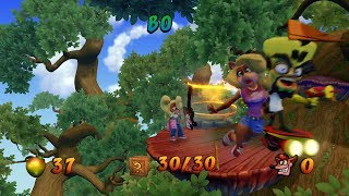 Crash Bandicoot 1 NSane Trilogy  Level 9 Up The Creek Gem [upl. by Ijar]