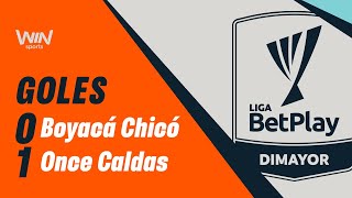 Boyacá Chicó vs Once Caldas goles  Liga BetPlay Dimayor 2024 2  Fecha 1 [upl. by Crispas430]