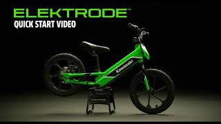 The AllNew 2023 Elektrode Electric Balance Bike  Quick Start Video [upl. by Thedrick]