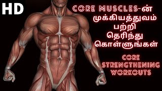 Core Musclesன் முக்கியத்துவம்  HD  Core Workout Tamil  Core Strengthening Workouts [upl. by Skippie]