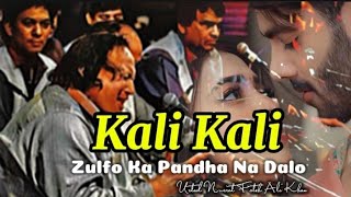 kali kali zulfon nusrat fateh ali khan  kali kali zulfon nusrat fateh ali khan lyrics  Echo Zone [upl. by Boehike]