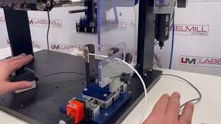 LabelMill LM3606 TableTop Print amp Apply SemiAutomatic Flag Label Applicator for Molded Cables [upl. by Kilah]