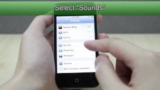 How to Change the Ringtone on Apple iPhone 4 [upl. by Templer]