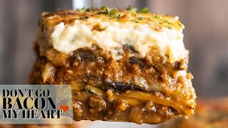 Outrageously Delicious Greek Moussaka [upl. by Neillij916]